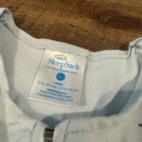 Halo SleepSack Wearable Blanket 6-12M Yellow 12-18M Blue Baby Infant Bottom Zip - Picture 5 of 7